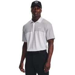 Big & Tall Under Armour Colorblock Performance Polo -Cheap Mens Casual Outdoor Clothing Store 5192741 White