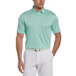 Men's Grand Slam Regular-Fit Birdseye Textured Performance Golf Polo -Cheap Mens Casual Outdoor Clothing Store 5204803 Carnival Glass