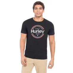 Men's Hurley Static Circle Graphic Tee -Cheap Mens Casual Outdoor Clothing Store 5215029 ALT5