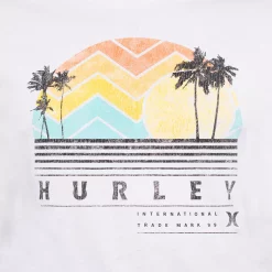 Men's Hurley Palm Sunset Graphic Tee -Cheap Mens Casual Outdoor Clothing Store 5215050 ALT5