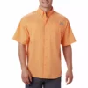 Men's Columbia Tamiami Button-Down Shirt -Cheap Mens Casual Outdoor Clothing Store 5215607 Bright Nectar