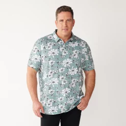 Men's Big & Tall Apt. 9® Printed Party Polo 19 Men's Big & Tall Apt. 9® Printed Party Polo -Cheap Mens Casual Outdoor Clothing Store 5216178 Gray Floral