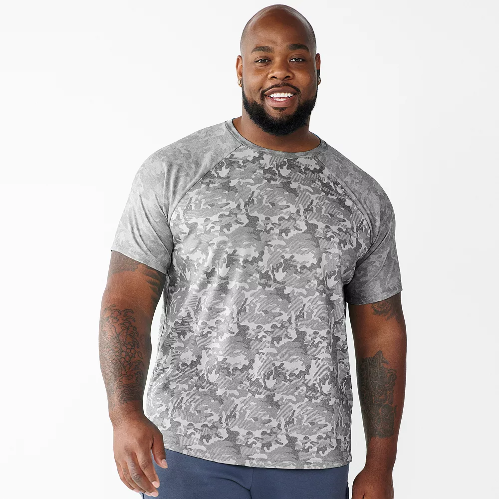 Big & Tall Tek Gear® Printed Jacquard Tee 5 Big & Tall Tek Gear® Printed Jacquard Tee - Image 3