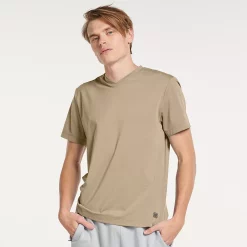 Men's FLX Dynamic Comfort V-Neck Tee -Cheap Mens Casual Outdoor Clothing Store 5224628 Lulled Beige