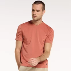 Men's FLX Dynamic Comfort V-Neck Tee -Cheap Mens Casual Outdoor Clothing Store 5224628 Marine Mauve