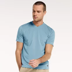 Men's FLX Dynamic Comfort V-Neck Tee -Cheap Mens Casual Outdoor Clothing Store 5224628 Navy River