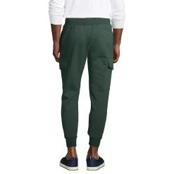 Men's Lands' End Serious Sweats Cargo Jogger Pants -Cheap Mens Casual Outdoor Clothing Store 5236233 ALT
