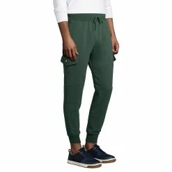 Men's Lands' End Serious Sweats Cargo Jogger Pants -Cheap Mens Casual Outdoor Clothing Store 5236233 ALT2