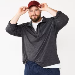 Big & Tall Tek Gear® Mixed Media Pullover