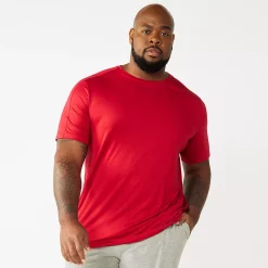 Big & Tall Tek Gear® Core Tee 15 Big & Tall Tek Gear® Core Tee -Cheap Mens Casual Outdoor Clothing Store 5237684 Cherry Berry Ruby