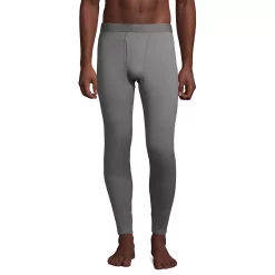 Men's Lands' End Stretch Thermaskin Long Underwear Base Layer Pants -Cheap Mens Casual Outdoor Clothing Store 5238182 Arctic Gray