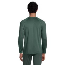 Men's Lands' End Stretch Thermaskin Long Underwear Crewneck Base Layer Top -Cheap Mens Casual Outdoor Clothing Store 5238183 ALT