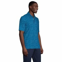 Men's Lands' End Traditional-Fit Performance Polo -Cheap Mens Casual Outdoor Clothing Store 5238643 ALT2