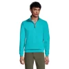 Big & Tall Lands' End Bedford Classic-Fit Ribbed Quarter-Zip Sweater -Cheap Mens Casual Outdoor Clothing Store 5243252 Peacock Teal