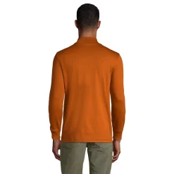 Big & Tall Lands' End Super Soft Supima Mock Turtleneck -Cheap Mens Casual Outdoor Clothing Store 5247871 ALT