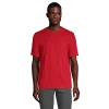 Big & Tall Lands' End Super-T Pocket Tee -Cheap Mens Casual Outdoor Clothing Store 5247873 Compass Red