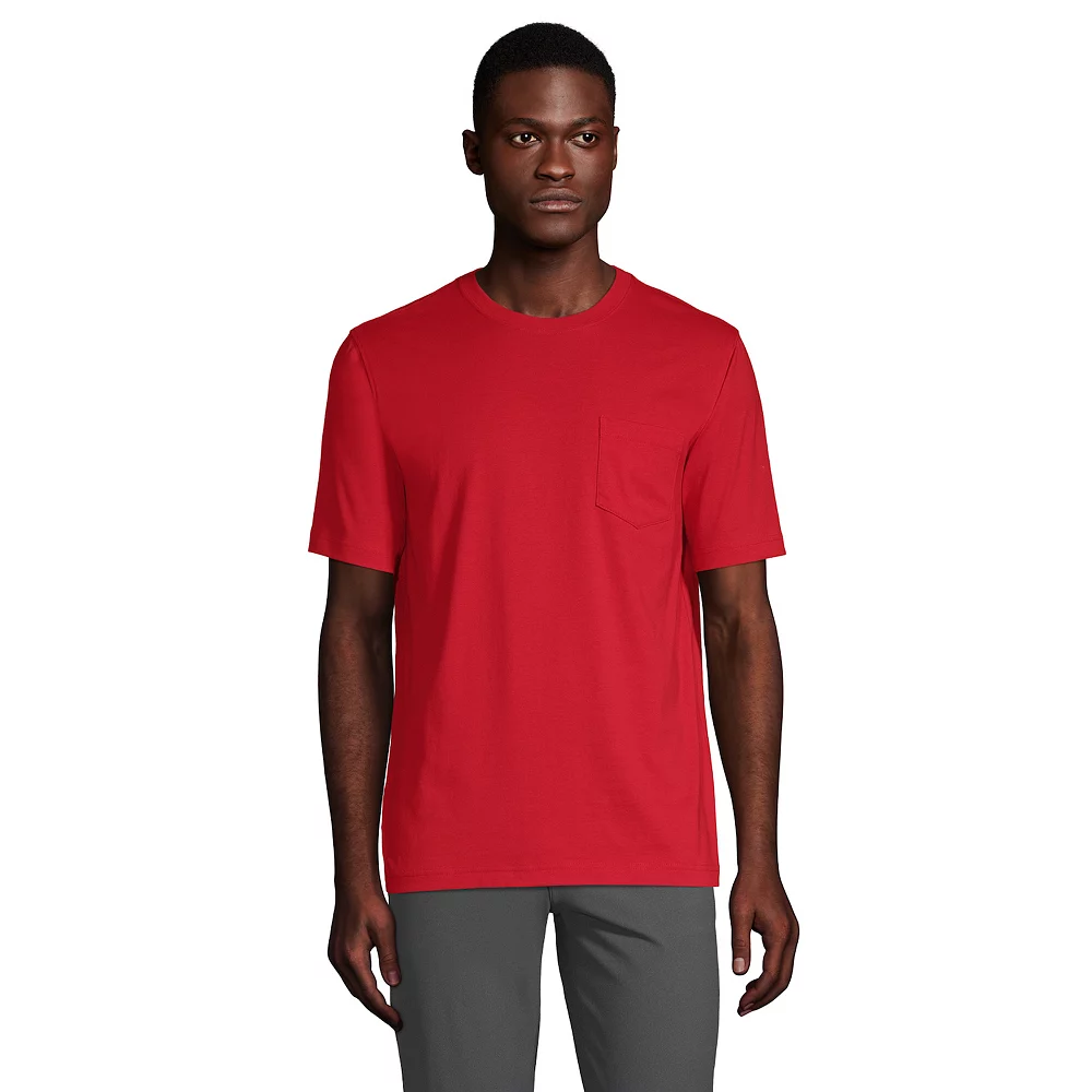 Big & Tall Lands' End Super-T Pocket Tee 3 Big & Tall Lands' End Super-T Pocket Tee