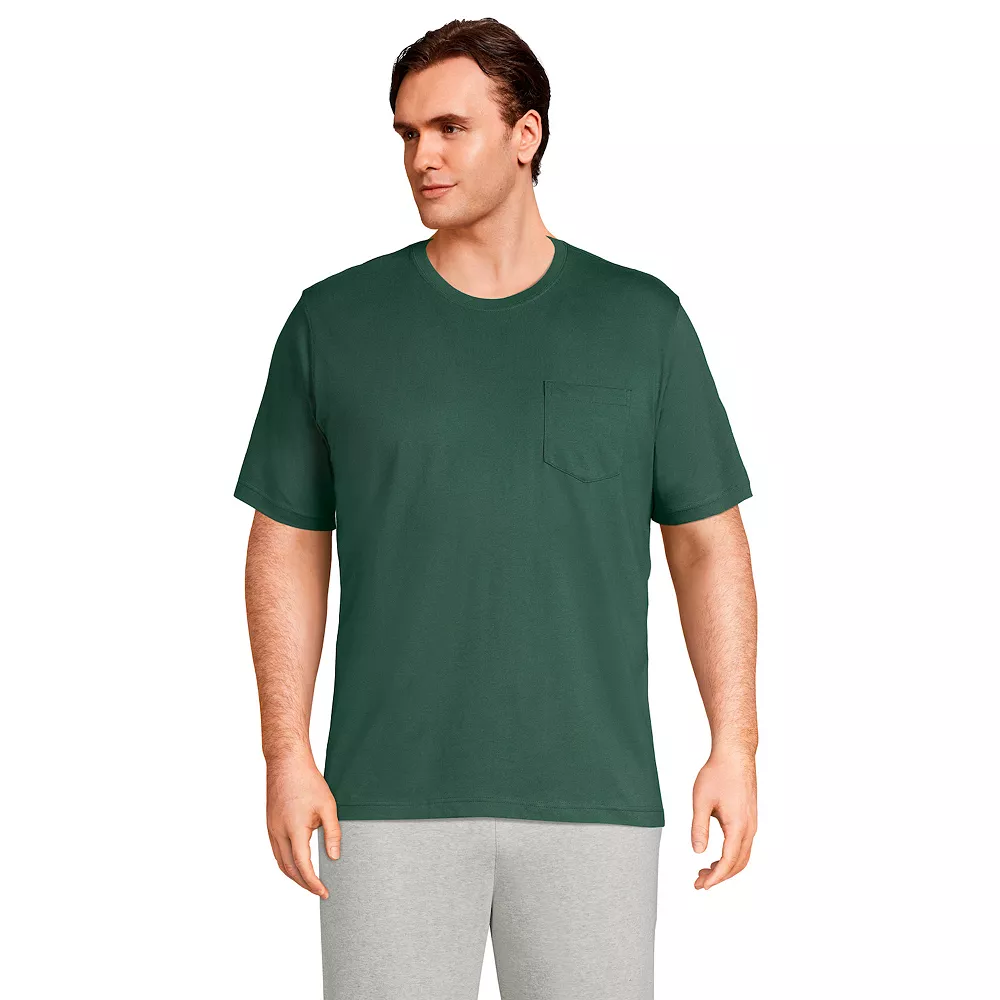Big & Tall Lands' End Super-T Pocket Tee 13 Big & Tall Lands' End Super-T Pocket Tee - Image 11