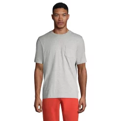 Big & Tall Lands' End Super-T Pocket Tee 16 Big & Tall Lands' End Super-T Pocket Tee -Cheap Mens Casual Outdoor Clothing Store 5247873 Gray Heather