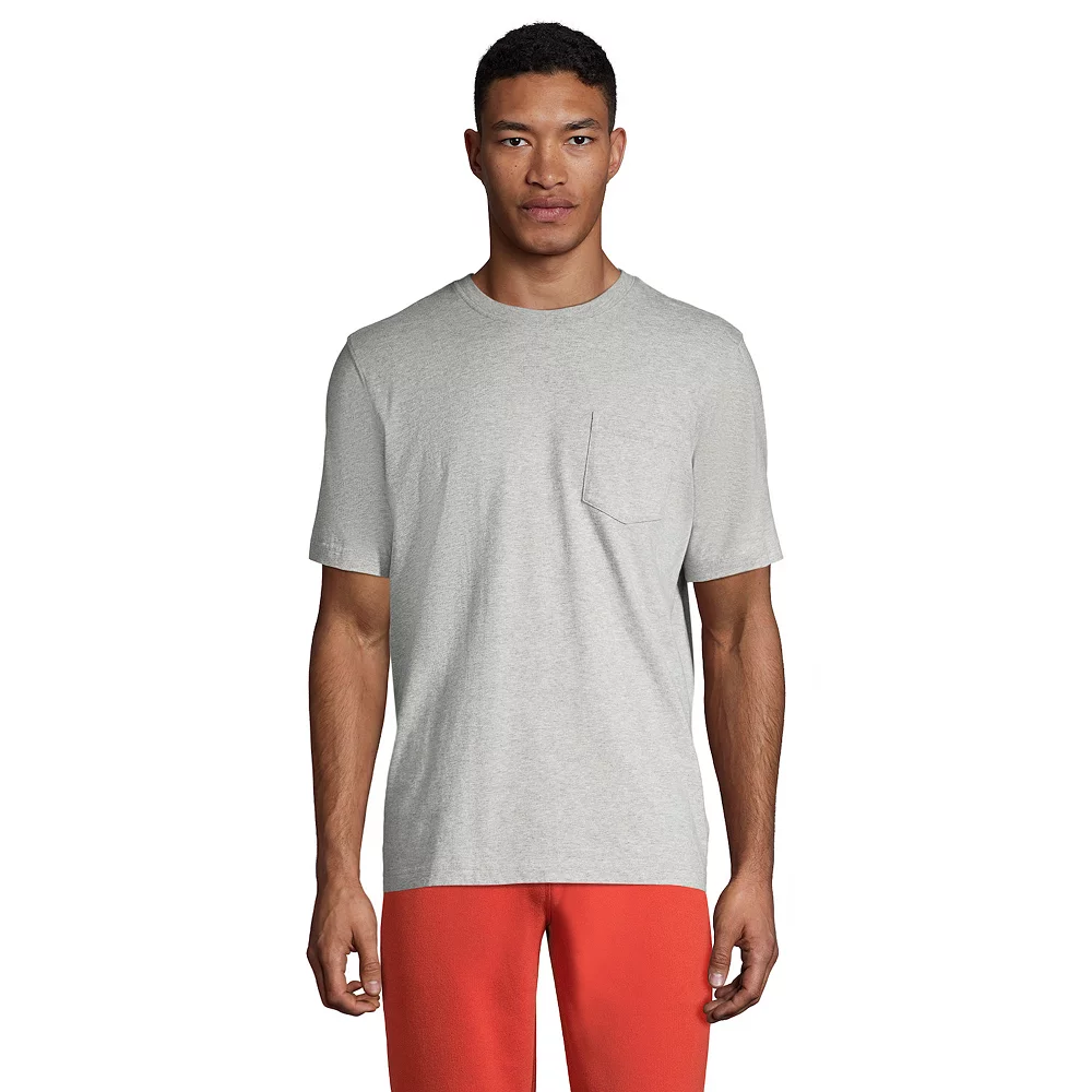 Big & Tall Lands' End Super-T Pocket Tee 6 Big & Tall Lands' End Super-T Pocket Tee - Image 4