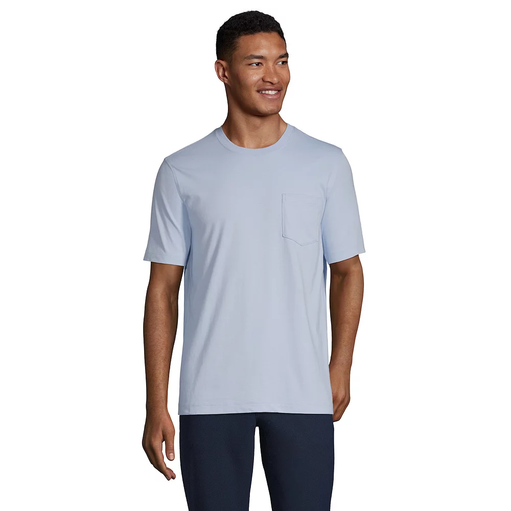 Big & Tall Lands' End Super-T Pocket Tee 12 Big & Tall Lands' End Super-T Pocket Tee - Image 10