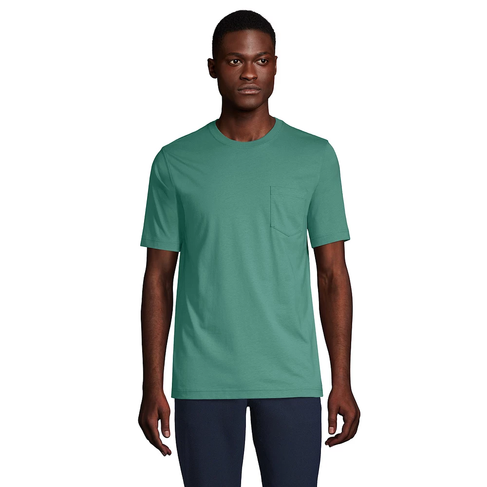 Big & Tall Lands' End Super-T Pocket Tee 10 Big & Tall Lands' End Super-T Pocket Tee - Image 8