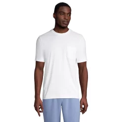 Big & Tall Lands' End Super-T Pocket Tee 17 Big & Tall Lands' End Super-T Pocket Tee -Cheap Mens Casual Outdoor Clothing Store 5247873 White