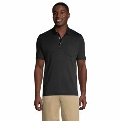 Big & Tall Lands' End Super Soft Classic-Fit Supima Pocket Polo 15 Big & Tall Lands' End Super Soft Classic-Fit Supima Pocket Polo -Cheap Mens Casual Outdoor Clothing Store 5247876 Black