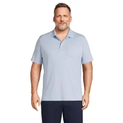 Big & Tall Lands' End Super Soft Classic-Fit Supima Pocket Polo 23 Big & Tall Lands' End Super Soft Classic-Fit Supima Pocket Polo -Cheap Mens Casual Outdoor Clothing Store 5247876 Soft Blue Haze