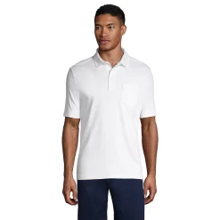 Big & Tall Lands' End Super Soft Classic-Fit Supima Pocket Polo 16 Big & Tall Lands' End Super Soft Classic-Fit Supima Pocket Polo -Cheap Mens Casual Outdoor Clothing Store 5247876 White