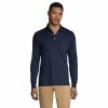 Big & Tall Lands' End Super Soft Classic-Fit Supima Pocket Polo -Cheap Mens Casual Outdoor Clothing Store 5247877 Radiant Navy