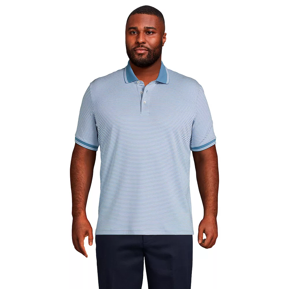 Big & Tall Lands' End Classic-Fit Supima Polo 12 Big & Tall Lands' End Classic-Fit Supima Polo - Image 10