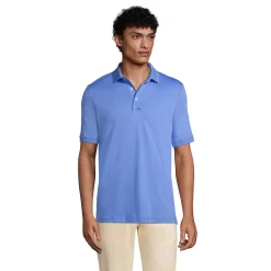 Big & Tall Lands' End Classic-Fit Supima Polo 17 Big & Tall Lands' End Classic-Fit Supima Polo -Cheap Mens Casual Outdoor Clothing Store 5247884 Chicory Blue