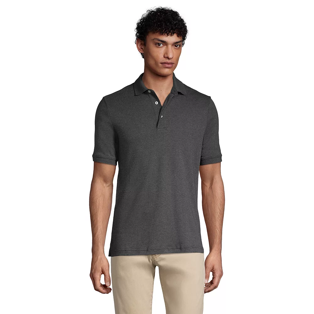 Big & Tall Lands' End Classic-Fit Supima Polo 8 Big & Tall Lands' End Classic-Fit Supima Polo - Image 6