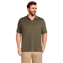 Big & Tall Lands' End Classic-Fit Supima Polo 21 Big & Tall Lands' End Classic-Fit Supima Polo -Cheap Mens Casual Outdoor Clothing Store 5247884 Forest Moss