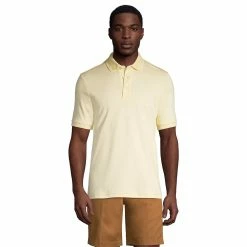 Big & Tall Lands' End Classic-Fit Supima Polo 19 Big & Tall Lands' End Classic-Fit Supima Polo -Cheap Mens Casual Outdoor Clothing Store 5247884 Golden Candle Light