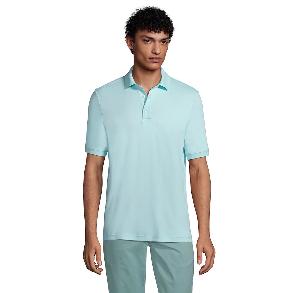 Big & Tall Lands' End Classic-Fit Supima Polo 10 Big & Tall Lands' End Classic-Fit Supima Polo - Image 8