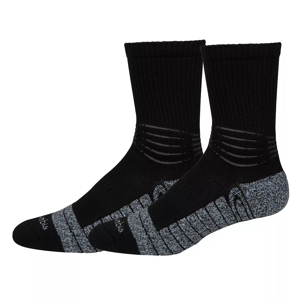 Men's Columbia Active Lightweight Crew Socks 3 Men's Columbia Active Lightweight Crew Socks