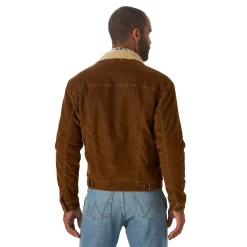 Men's Wrangler Sherpa-Lined Corduroy Jacket 12 Men's Wrangler Sherpa-Lined Corduroy Jacket -Cheap Mens Casual Outdoor Clothing Store 5262779 ALT