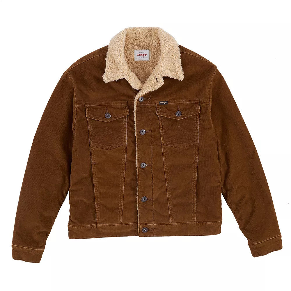 Men's Wrangler Sherpa-Lined Corduroy Jacket 9 Men's Wrangler Sherpa-Lined Corduroy Jacket - Image 7