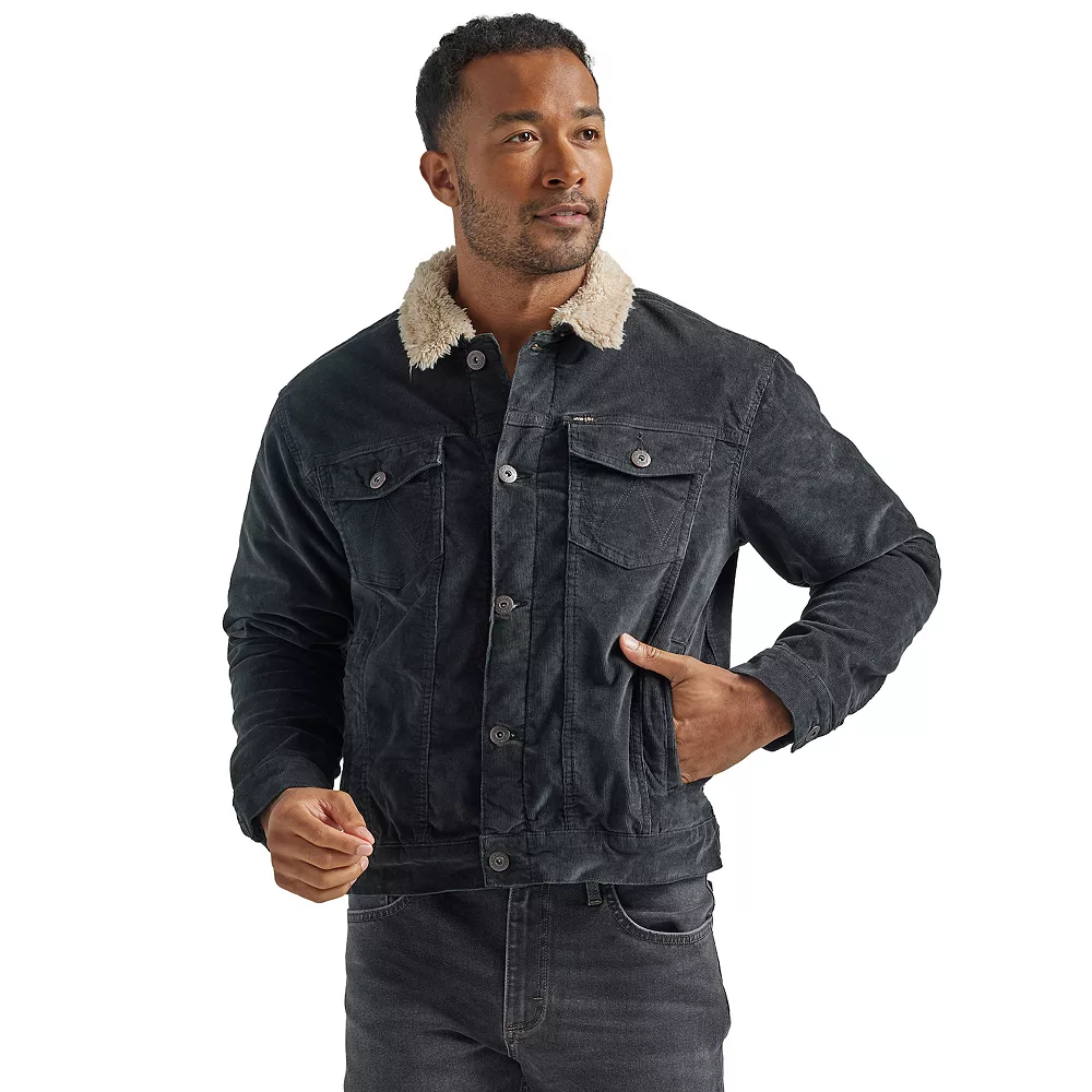 Men's Wrangler Sherpa-Lined Corduroy Jacket 4 Men's Wrangler Sherpa-Lined Corduroy Jacket - Image 2