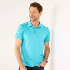 Men's Sonoma Goods For Life® Supersoft Lightweight Polo 20 Men's Sonoma Goods For Life® Supersoft Lightweight Polo -Cheap Mens Casual Outdoor Clothing Store 5267619 Aqua