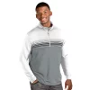 Men's Antigua Pace Regular-Fit Colorblock Quarter-Zip Pullover