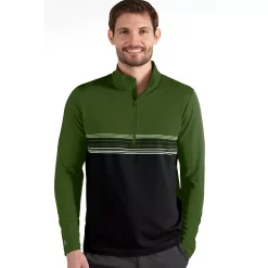 Men's Antigua Pace Regular-Fit Colorblock Quarter-Zip Pullover