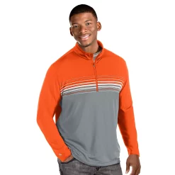 Men's Antigua Pace Regular-Fit Colorblock Quarter-Zip Pullover