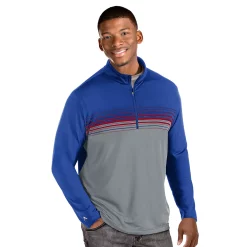 Men's Antigua Pace Regular-Fit Colorblock Quarter-Zip Pullover