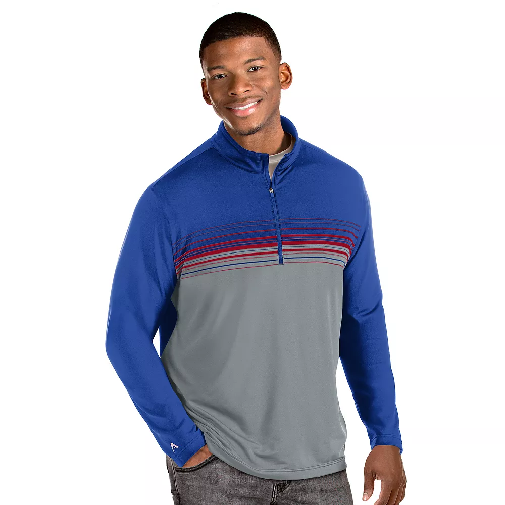 Men's Antigua Pace Regular-Fit Colorblock Quarter-Zip Pullover 3 Men's Antigua Pace Regular-Fit Colorblock Quarter-Zip Pullover