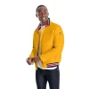 Men's London Fog Striped Bomber Jacket -Cheap Mens Casual Outdoor Clothing Store 5301227 Yellow