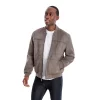 Men's London Fog Microfiber Bomber Coat 2 Men's London Fog Microfiber Bomber Coat -Cheap Mens Casual Outdoor Clothing Store 5301229 Grey