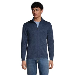 Big & Tall Lands' End Sweater Fleece Jacket 11 Big & Tall Lands' End Sweater Fleece Jacket -Cheap Mens Casual Outdoor Clothing Store 5340876 Blue